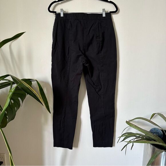 Everlane The Side-Zip Stretch Cotton Pant Black Work Pants Size 10 - Picture 5 of 8